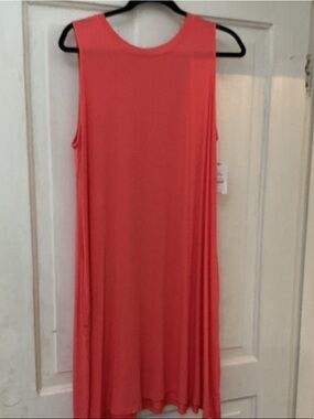 Time &true xl Sleeveless Coral Swing Dress - Women